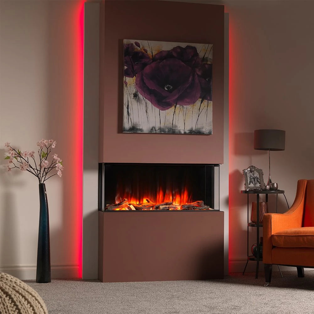 Charlton & Jenrick Polaris 1000 Elektrische haard 3-zijdig