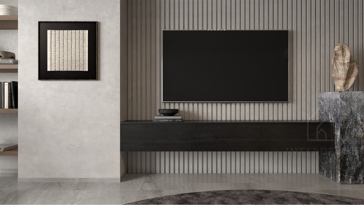 Elegance Collection TV meubel Madera Zwevend Zwart