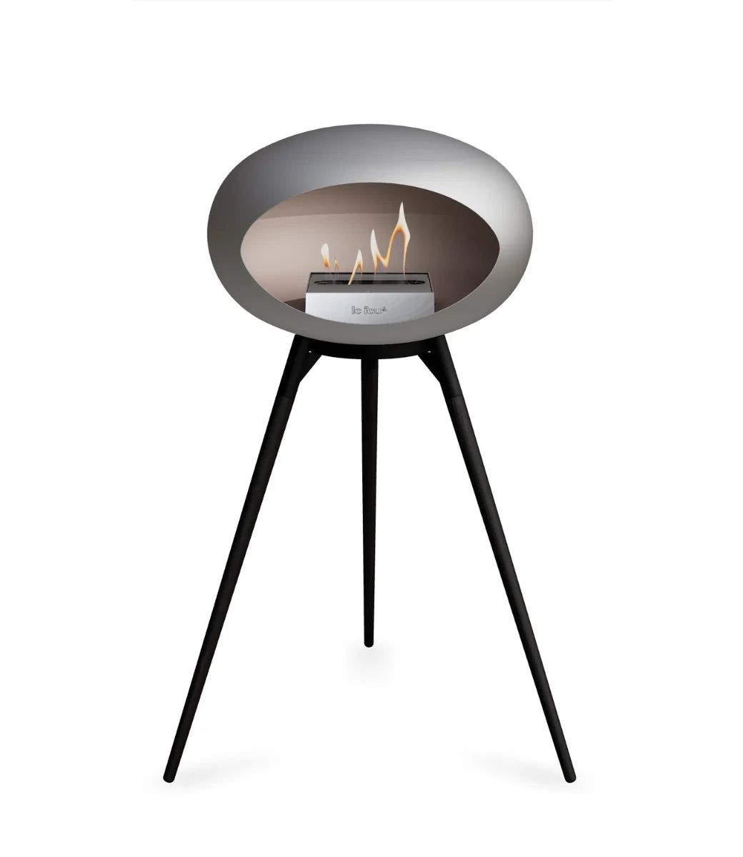 Le feu Bio ethanol haard - Nickel Ground Wood High