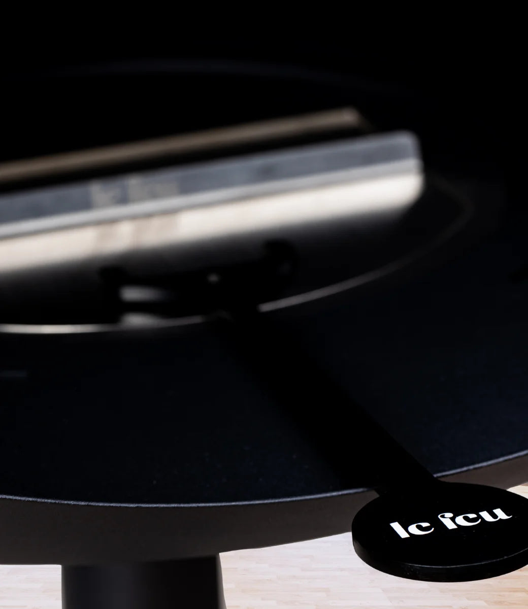 Le feu Bio ethanol haard Dome 625 - Black Ground Steel High