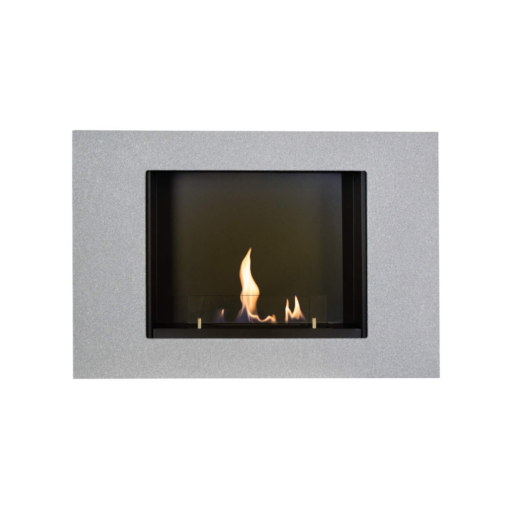 Cheminée murale bioéthanol Xaralyn Goya aspect béton