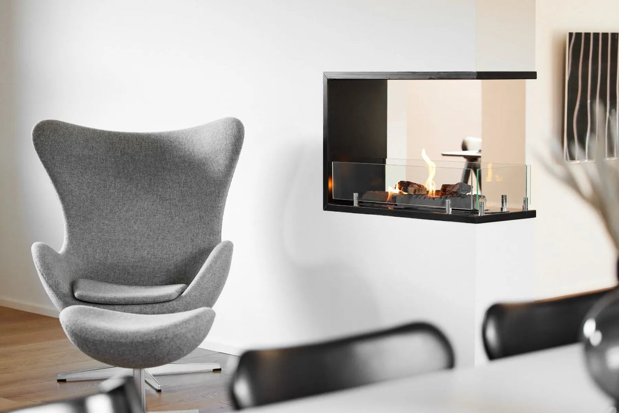 Le Feu Fires Bio ethanol haard - Clever - 3 Zijdige Room Divider 100 cm