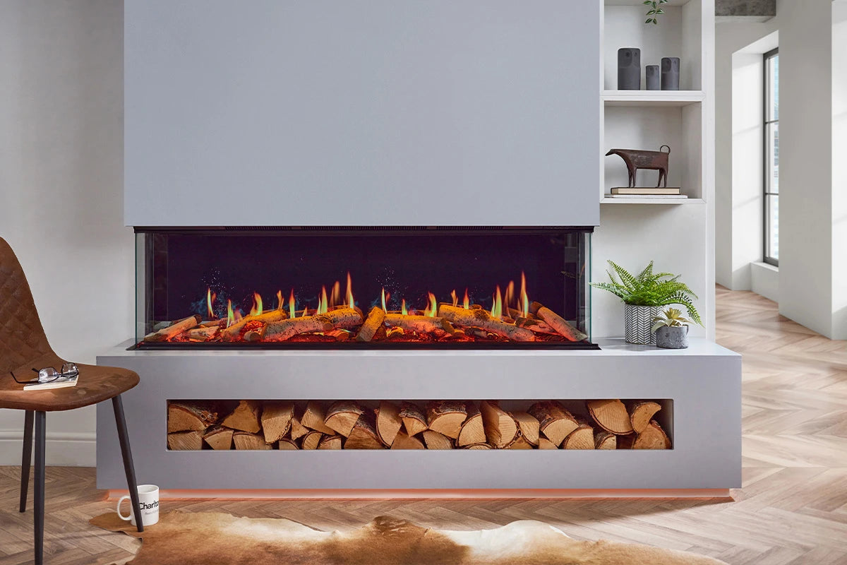 Cheminée électrique 3 faces Charlton & Jenrick Luminosa 150