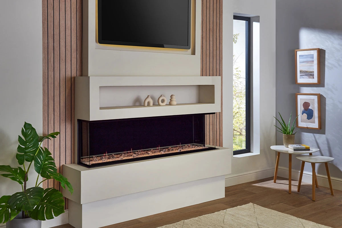 Cheminée électrique 3 faces Charlton & Jenrick Luminosa 150