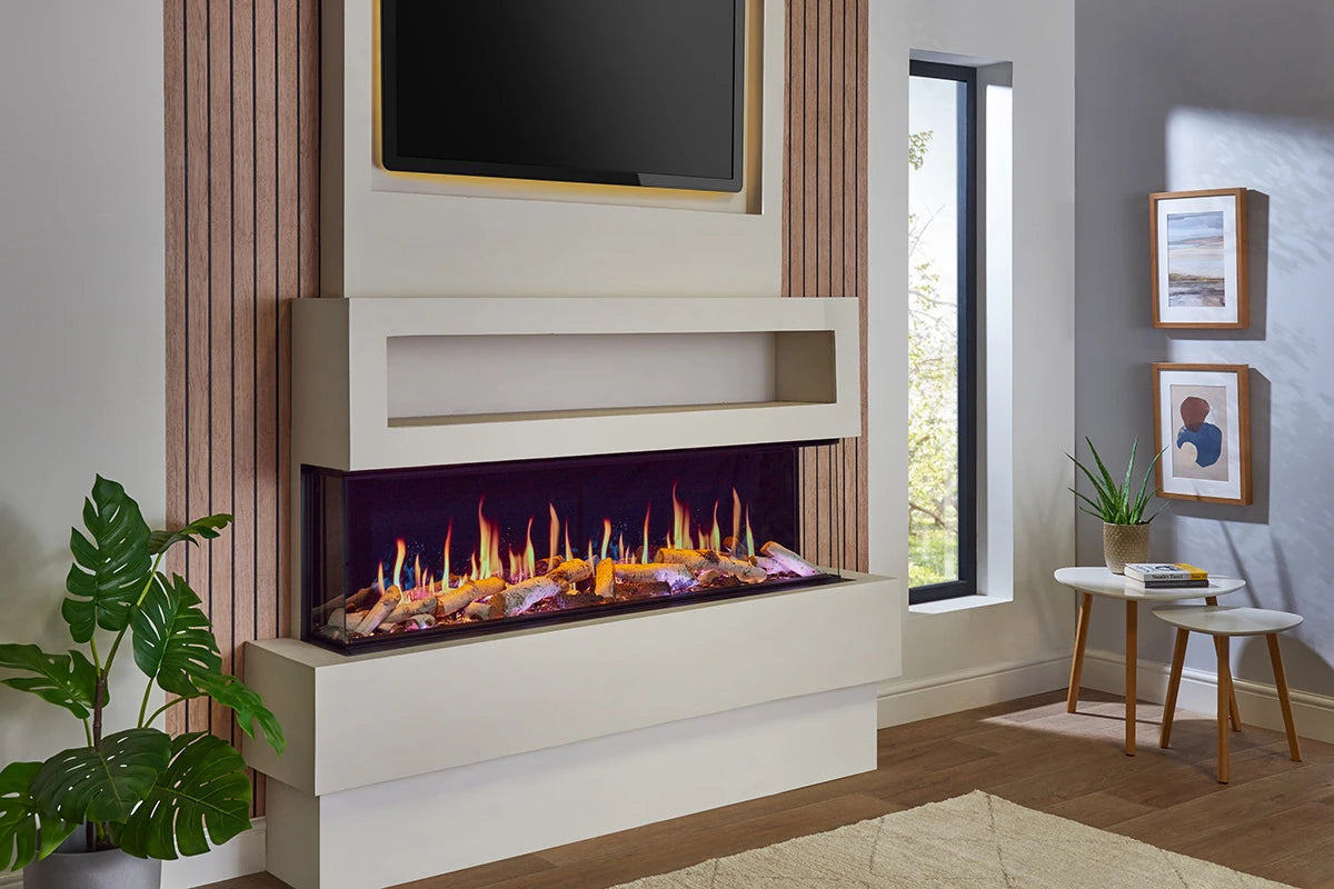 Cheminée électrique 3 faces Charlton & Jenrick Luminosa 150