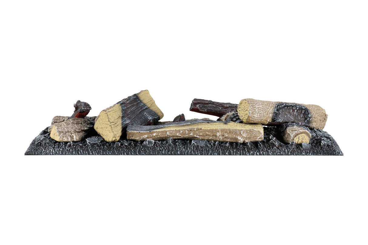 Dimplex Logset 600L - Ensemble de bûches pour foyer à vapeur d'eau cassette 400/600