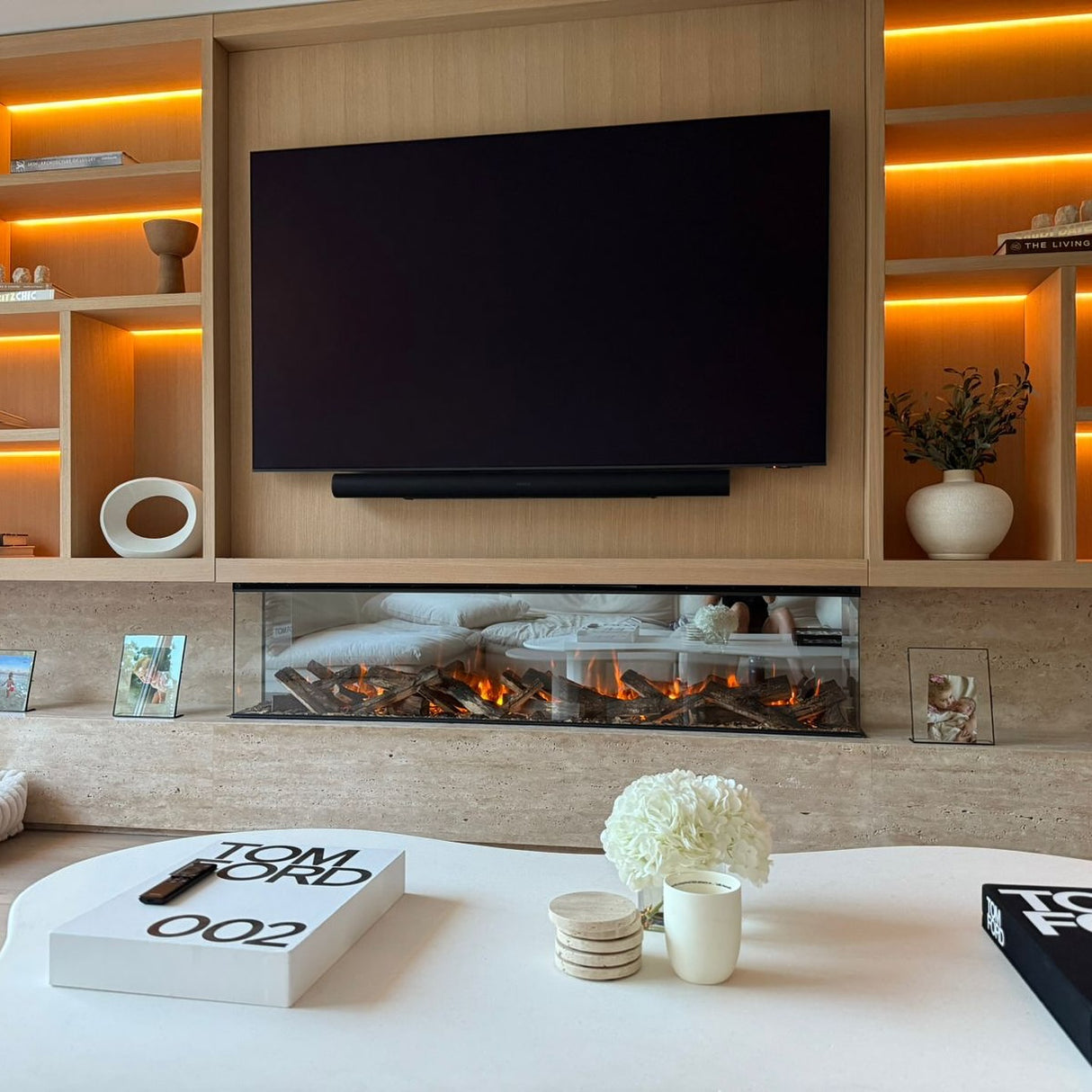 EVIQ Elektrische sfeerhaard Crystal 182 cm