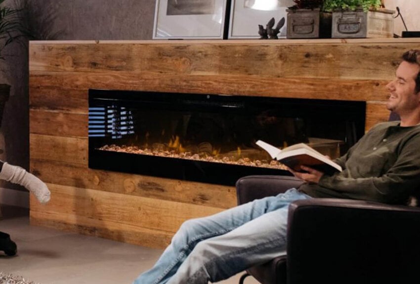 Dimplex Foyer électrique encastrable Prism 74 pouces - 188 cm