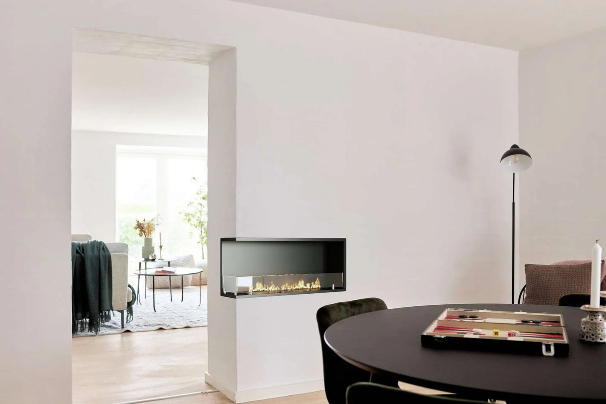 Le Feu Fires Bio ethanol haard - Clever - 2 zijdig open Hoek 60 cm
