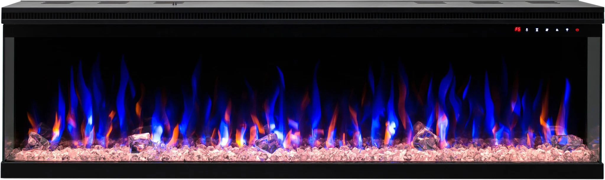 Cheminée électrique EVIQ 3D Platinum 60″ pouces – 152 cm