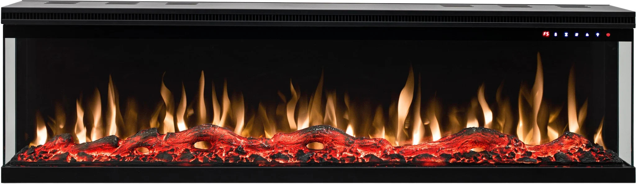 Cheminée électrique EVIQ 3D Platinum 60″ pouces – 152 cm