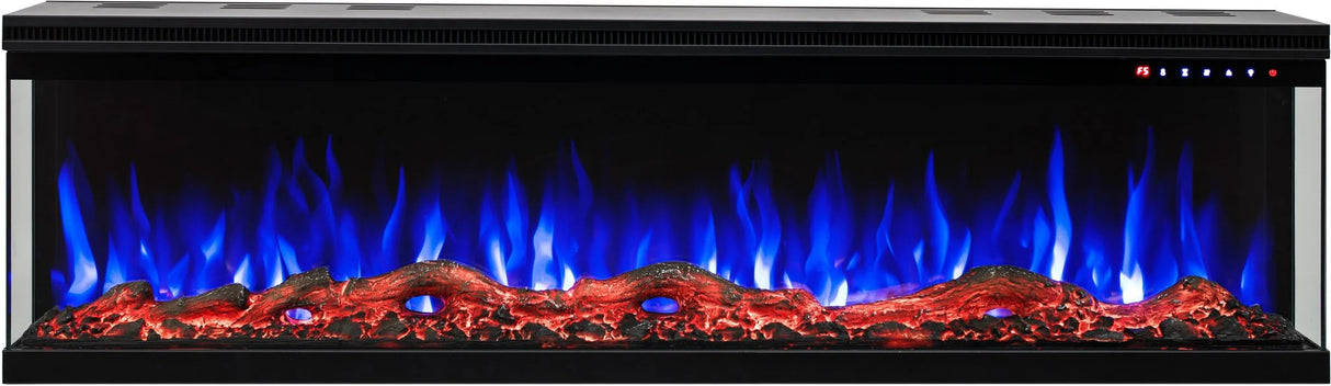 EVIQ Elektrische sfeerhaard 3D Platina 50″ inch – 128 cm