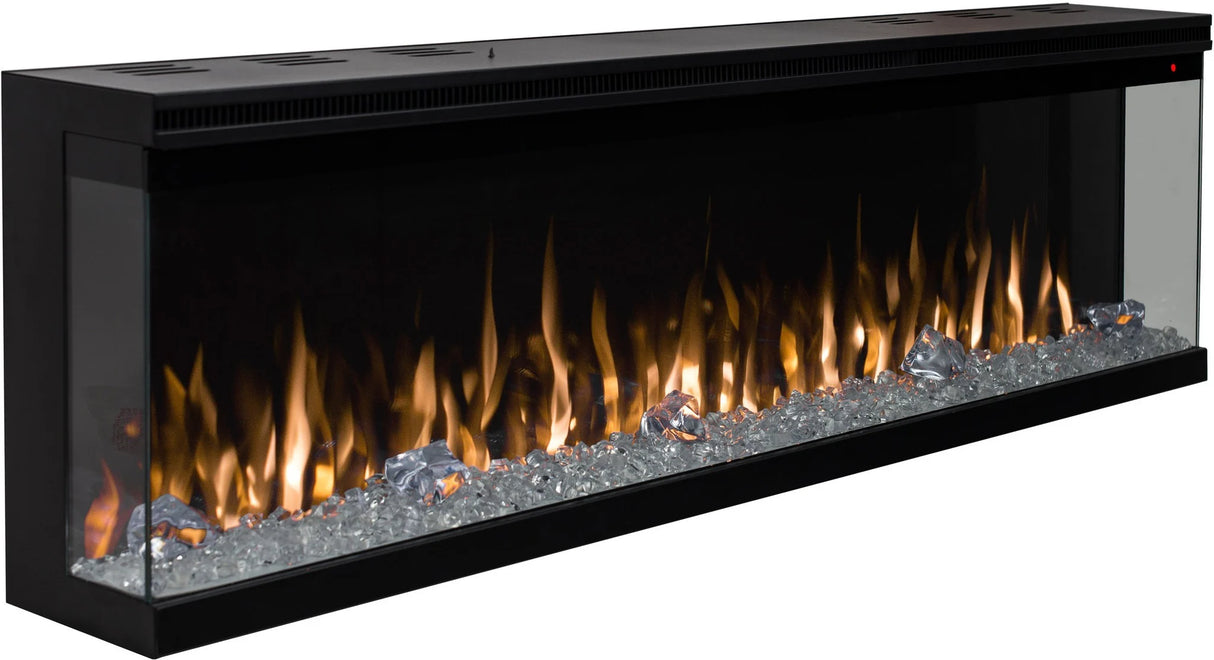 Cheminée électrique EVIQ 3D Platinum 100″ pouces – 254 cm