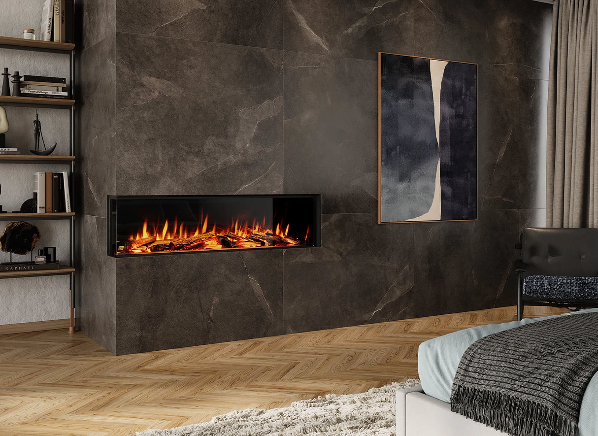 Cheminée encastrée Charlton & Jenrick i-1500e Deep 4D Ecoflame Smart App