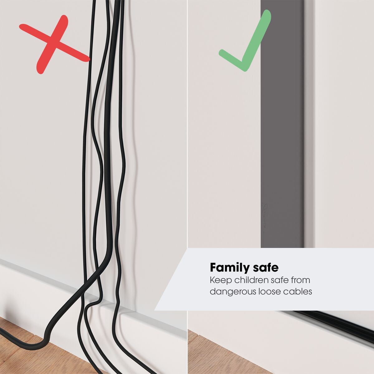 Vogel's TVA 6000 Cache-câbles - Noir