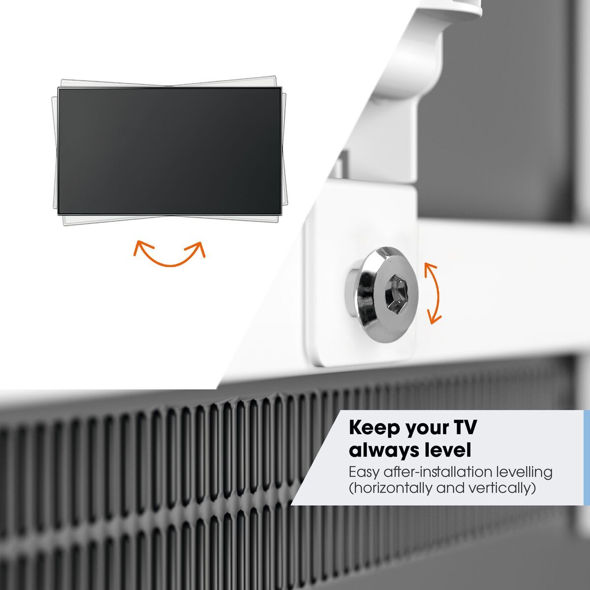 Support mural TV Vogel's Comfort 3645 - Blanc