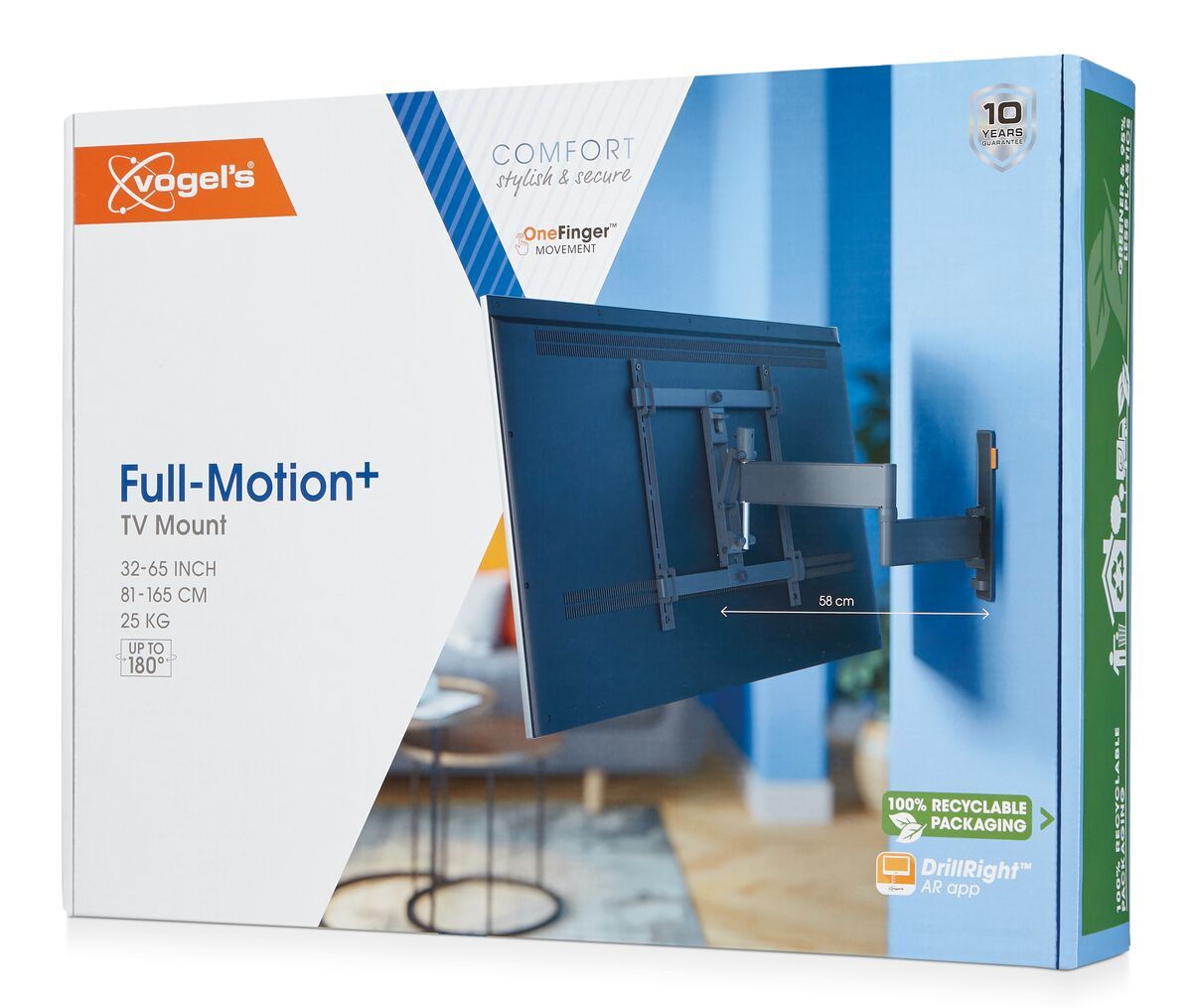 Support TV Vogel's Comfort 3445 - Noir