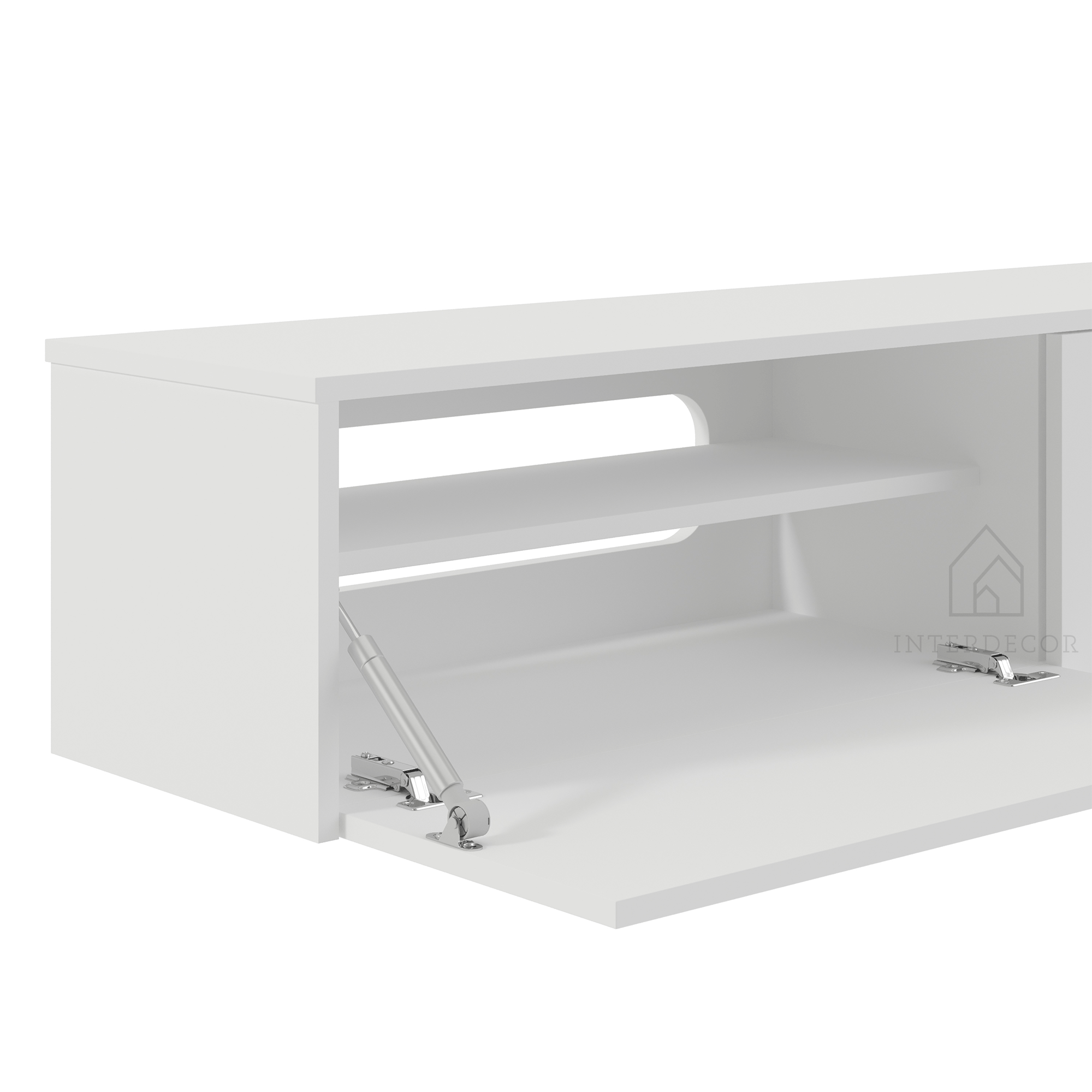 Meuble TV Madera Floating White de la collection Elegance