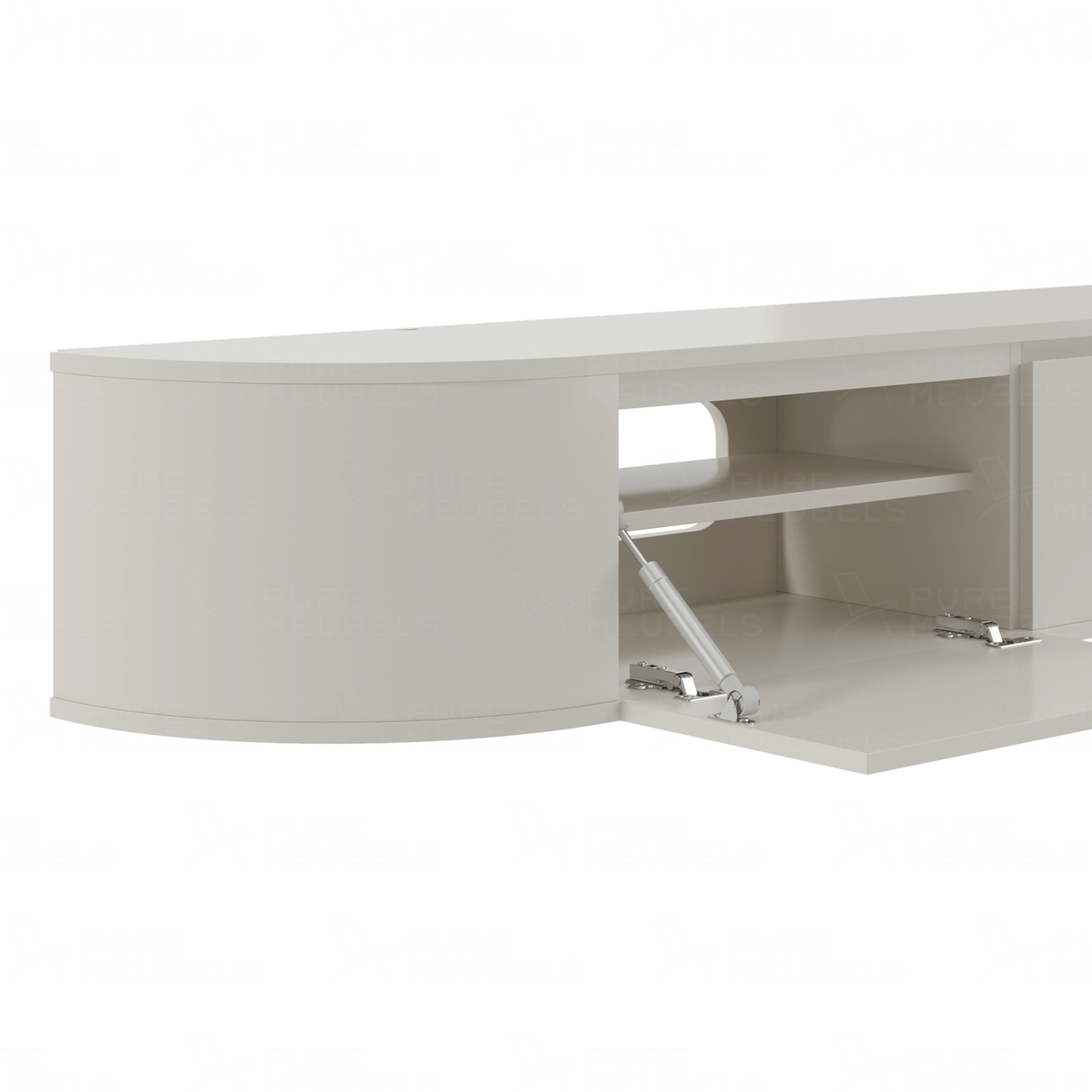 Aura Japandi Tv-meubel 280 x 35 x 33 cm - Beige