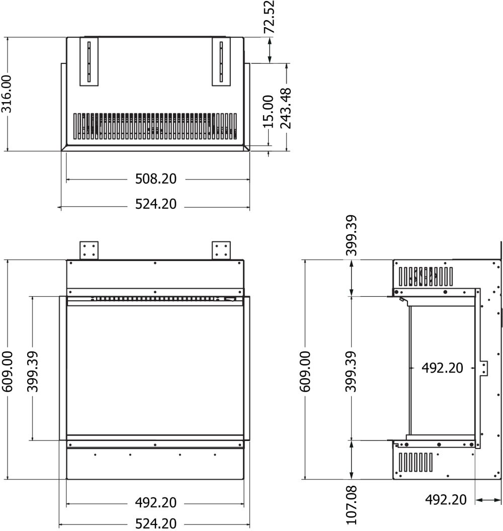 Element4 Elektrische haard Club 50 E