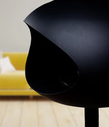 Le feu Bio ethanol haard Dome 625 - Black Ground Steel Low