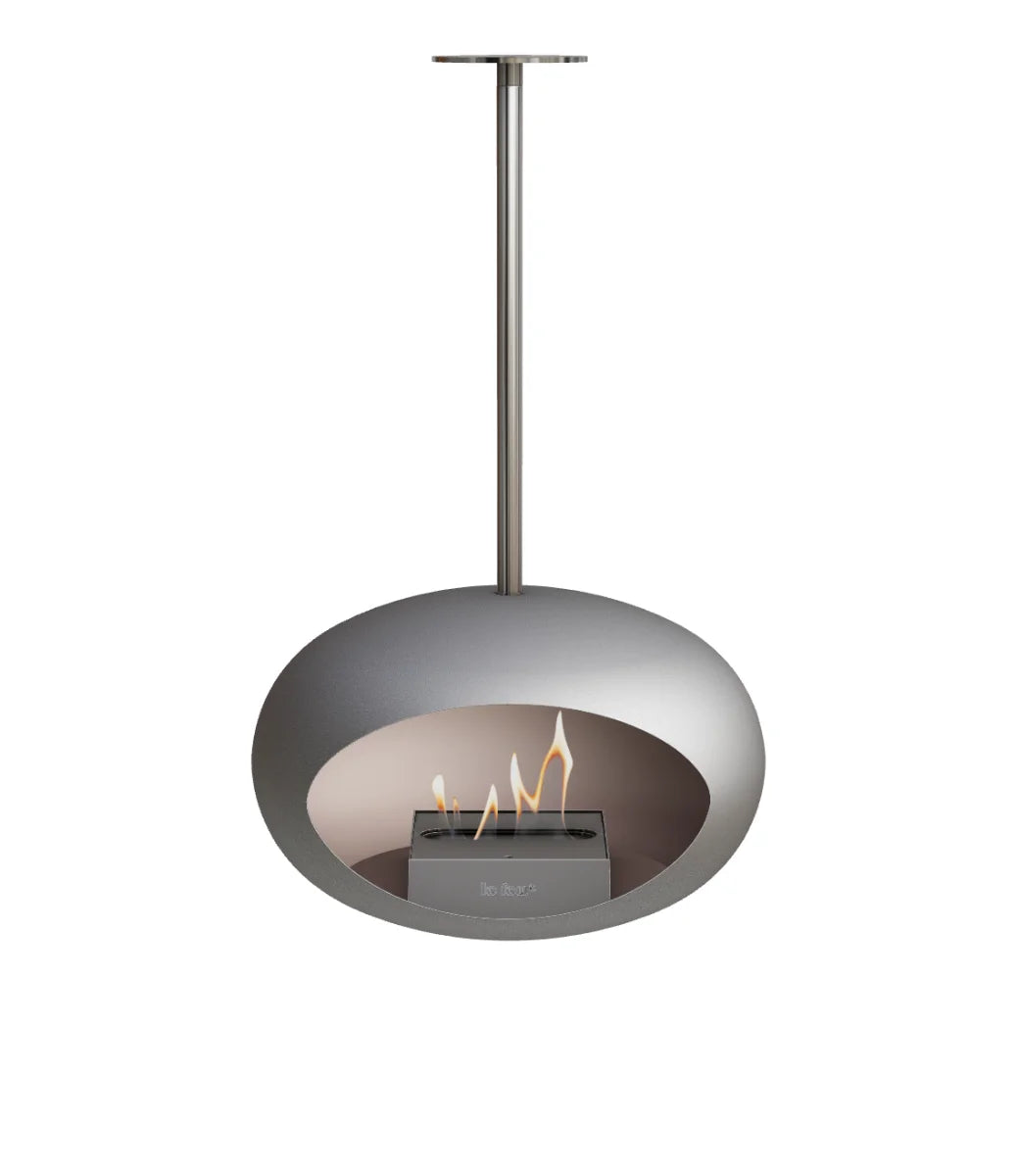 Le feu Bio ethanol haard - Nickel Sky