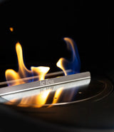 Le feu Bio ethanol haard Dome 625 - Black Ground Steel Low