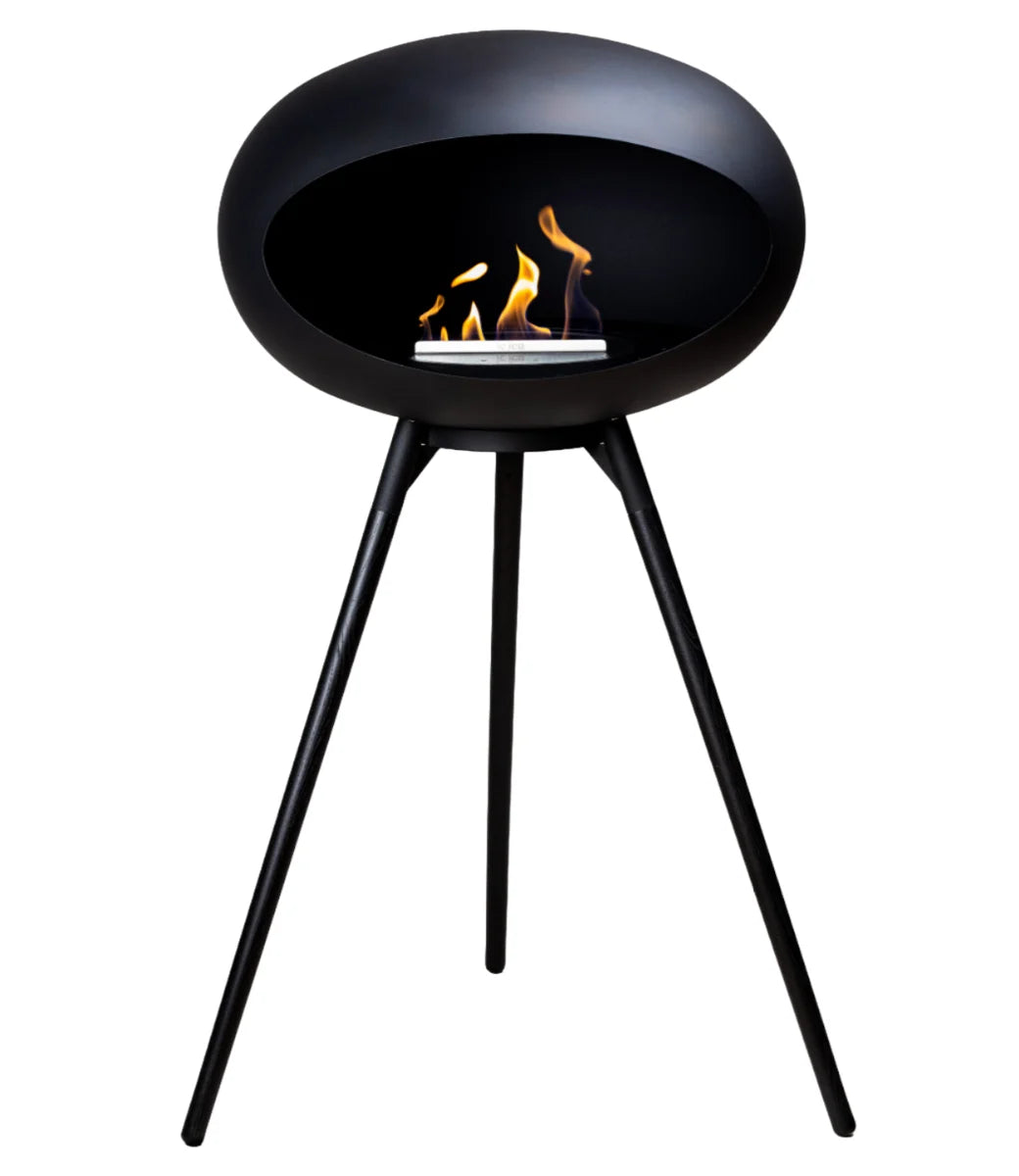 Le feu Bio ethanol haard Dome 625 - Black Ground Wood High
