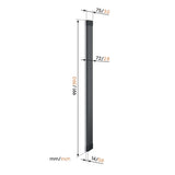 Vogel's TVA 7000 Kabelgoot - Zwart