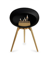 Le feu Bio ethanol haard - Black Ground Wood Low