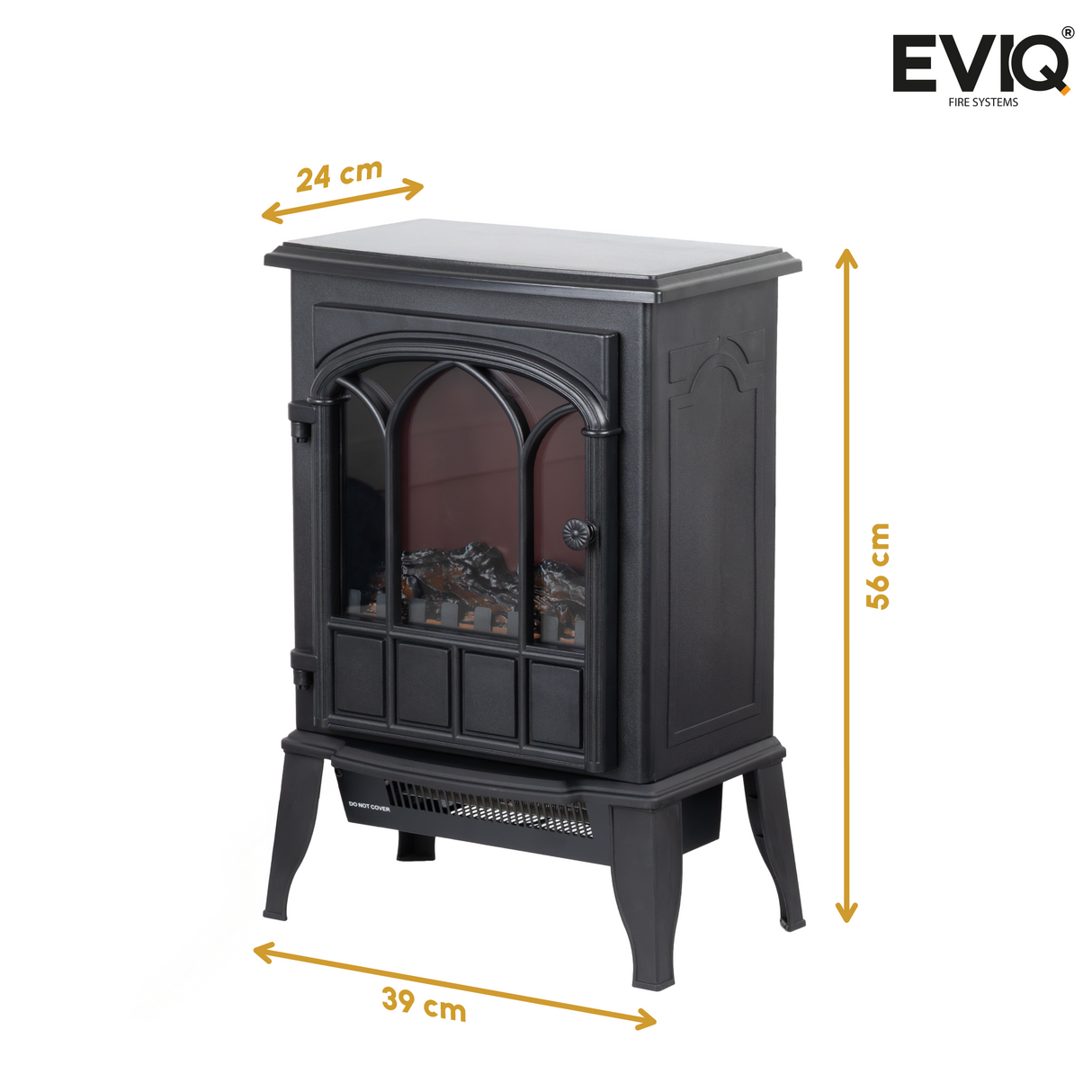 EVIQ Elektrische Sfeerhaard Vancouver - Vrijstaand