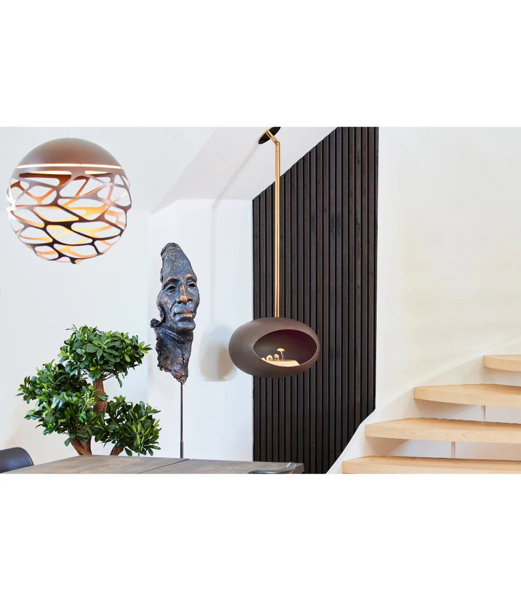 Le feu Bio ethanol haard - Mocca Sky