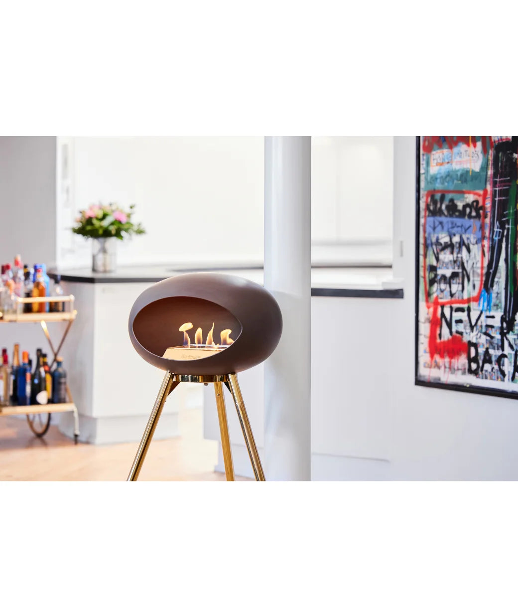 Le feu Bio ethanol haard - Mocca Ground Wood High