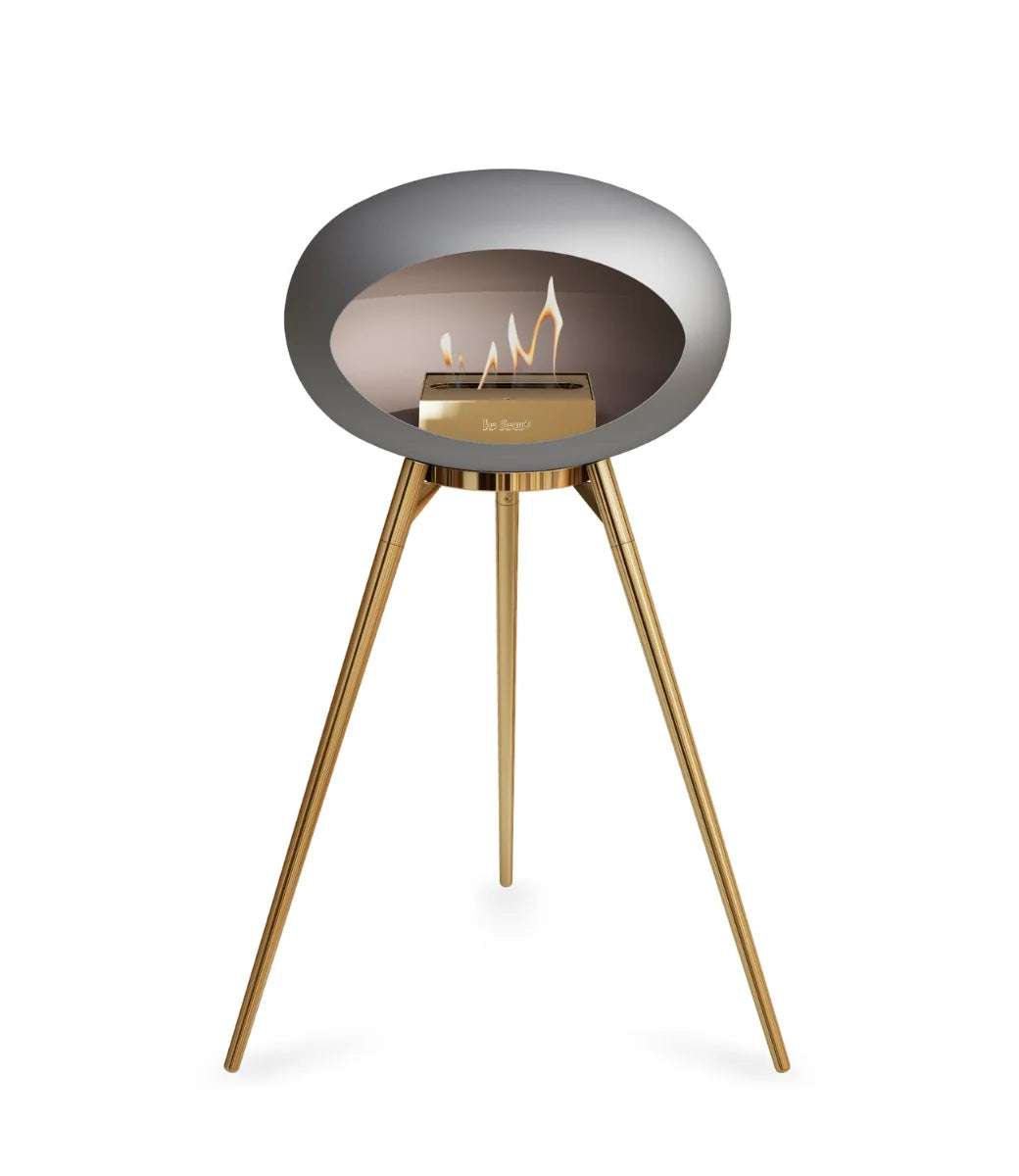 Le feu Bio ethanol haard - Nickel Ground Wood High