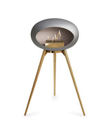 Le feu Bio ethanol haard - Nickel Ground Wood High