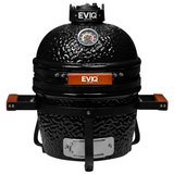 EVIQ BBQ Kamado 13" Grillmaster Houtskoolbarbecue Keramisch Zwart