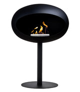 Le feu Bio ethanol haard Dome 625 - Black Ground Steel Low