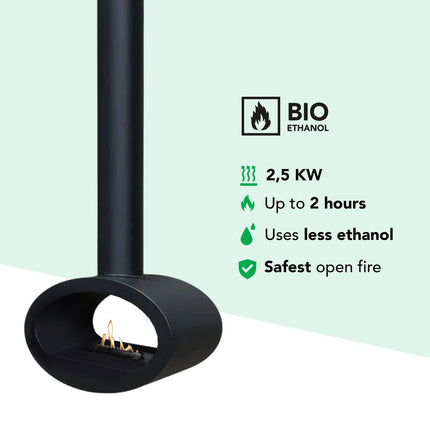 Xaralyn Floh bio-ethanol plafondhaard