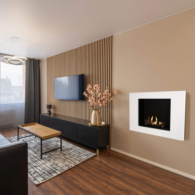 Xaralyn Goya bio-ethanol wandhaard Wit RAL9010