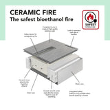 Xaralyn Inbouwunit L bio-ethanol haard