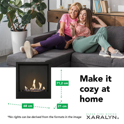 Xaralyn Inbouwunit L bio-ethanol haard