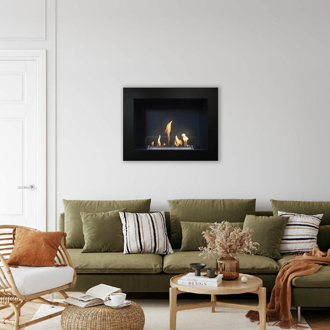Xaralyn Serra bio-ethanol wandhaard Zwart RAL9005