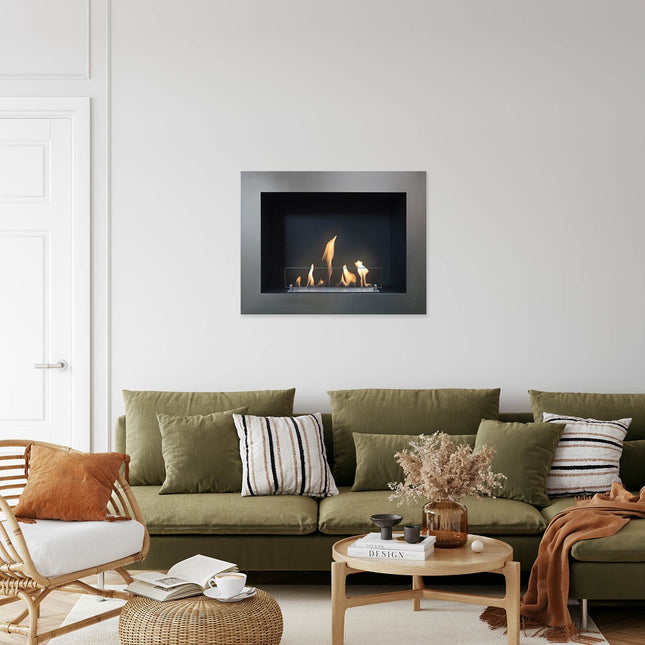 Xaralyn Serra bio-ethanol wandhaard Grijs RAL9006