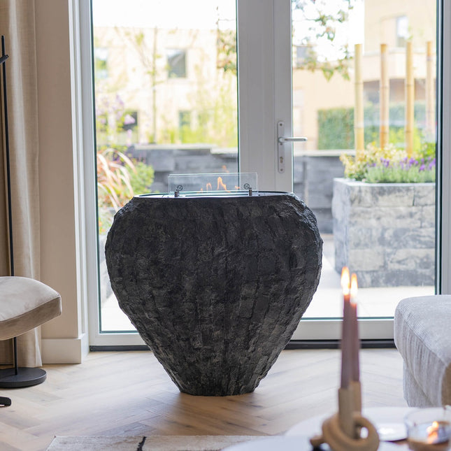 Xaralyn Shigo bio-ethanol designhaard Steen antraciet