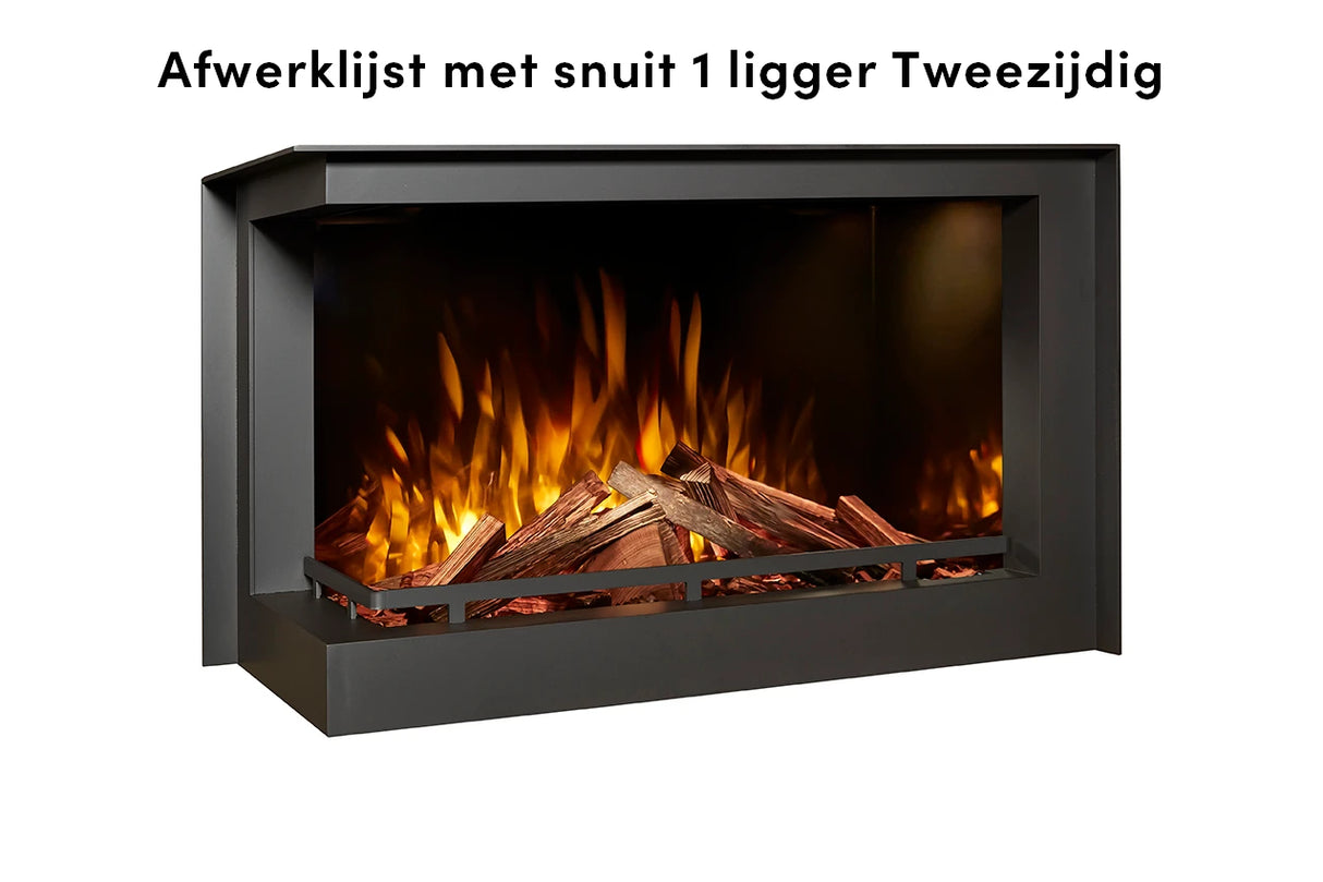 Fair Fires Tru Vizion Solution Elektrisch haard 650 Tweezijdig