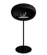 Le feu Bio ethanol haard Dome 625 - Black Ground Steel High