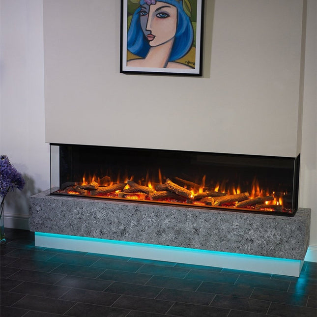 Charlton & Jenrick i-1800e Deep 4D Ecoflame Smart App Front Inbouwhaard