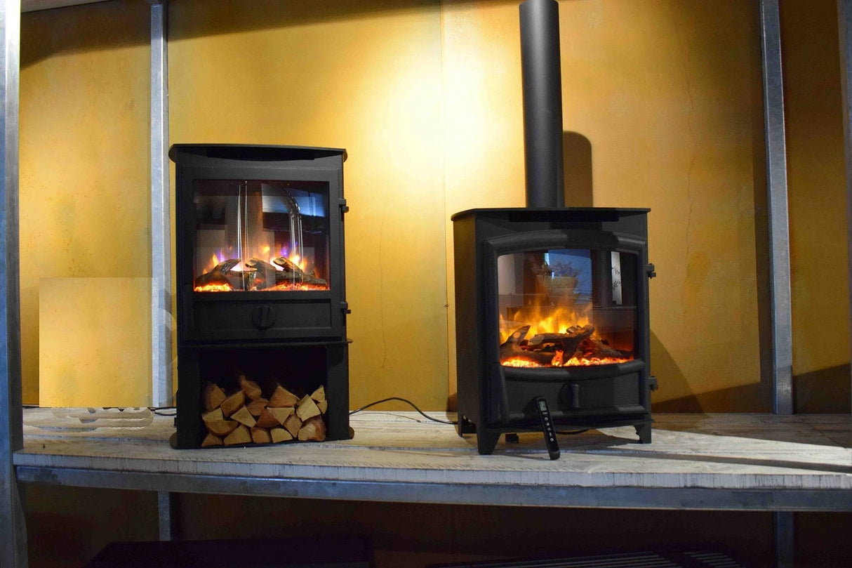 Charlton & Jenrick Fireline FP rechte deur Elektrische haard Vrijstaand