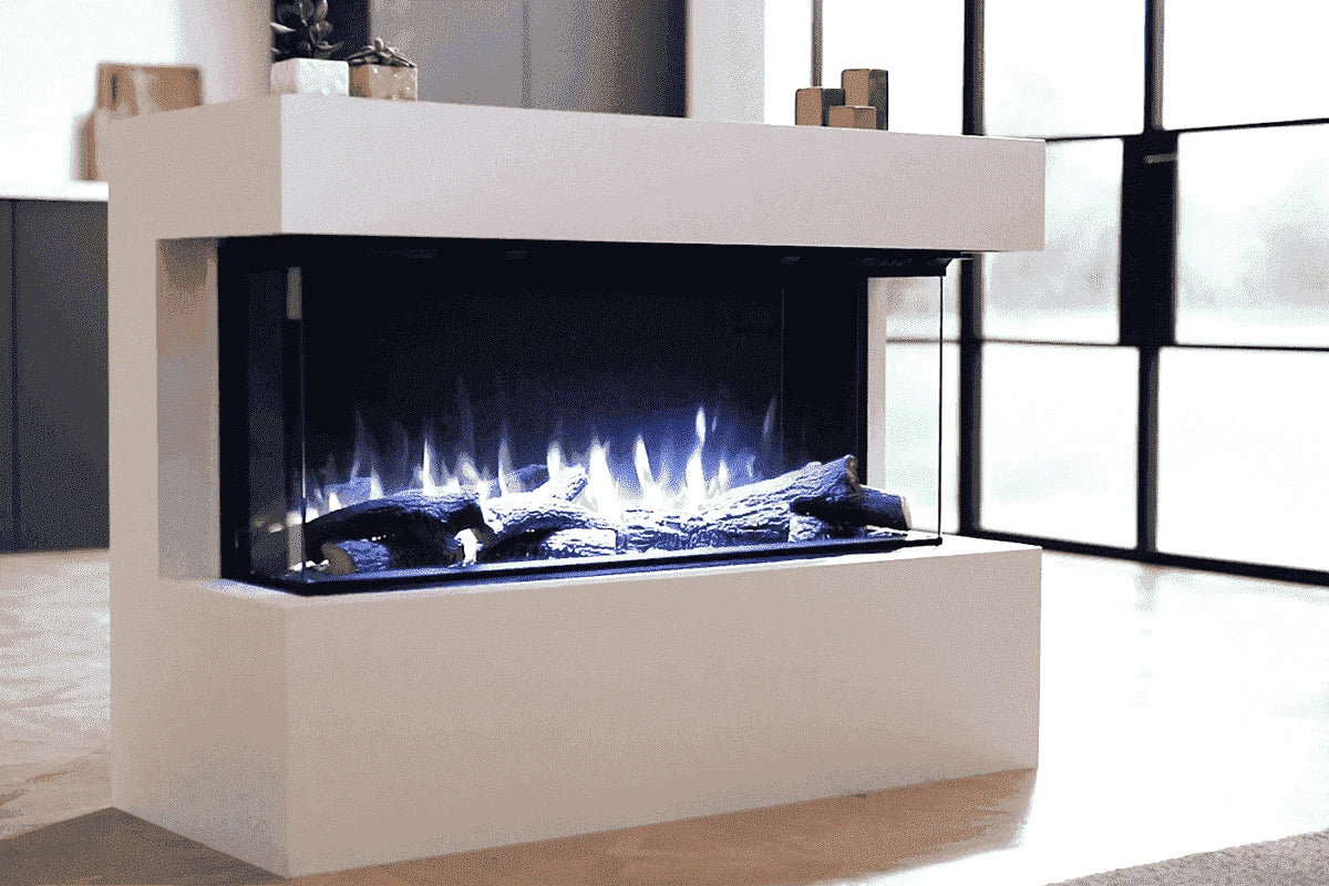 Charlton & Jenrick I-1000e Deep Elektrische haard 3-zijdig