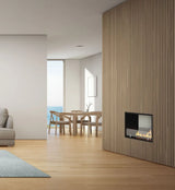 Cheminée à bioéthanol LeFeu Fires - Astucieuse - Tunnel ouvert double face 100 cm